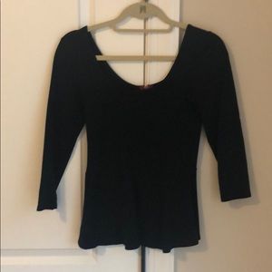 Express peplum shirt. Size S